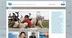 Desktop Screenshot of eloka-arctic.org
