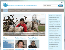 Tablet Screenshot of eloka-arctic.org